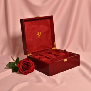 Luxury Faux Crocodile Leather Jewelry and watch Box